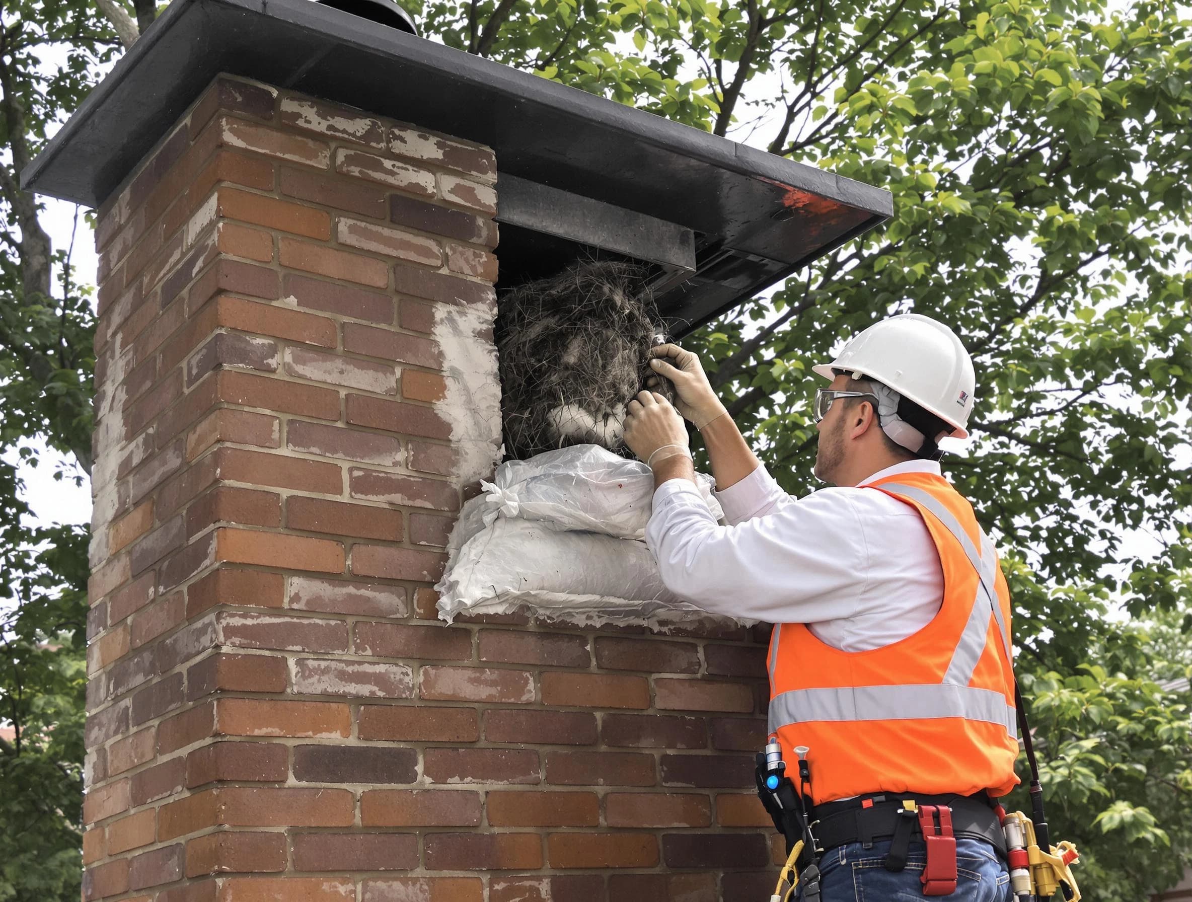 Humane removal of debris and animals by Avondale Estates Chimney Sweep in Avondale Estates, GA