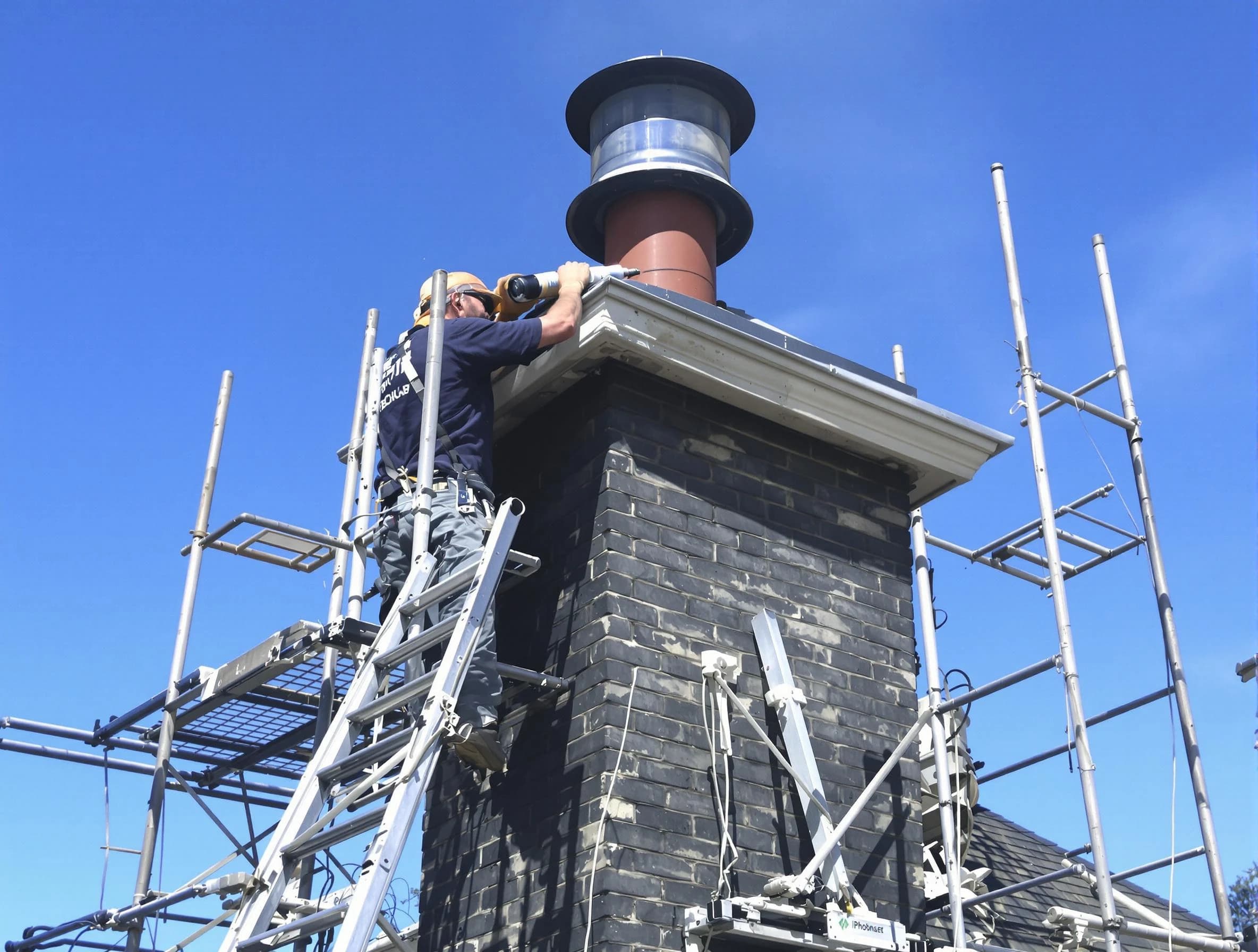 Sturdy chimney crown finished by Avondale Estates Chimney Sweep in Avondale Estates, GA