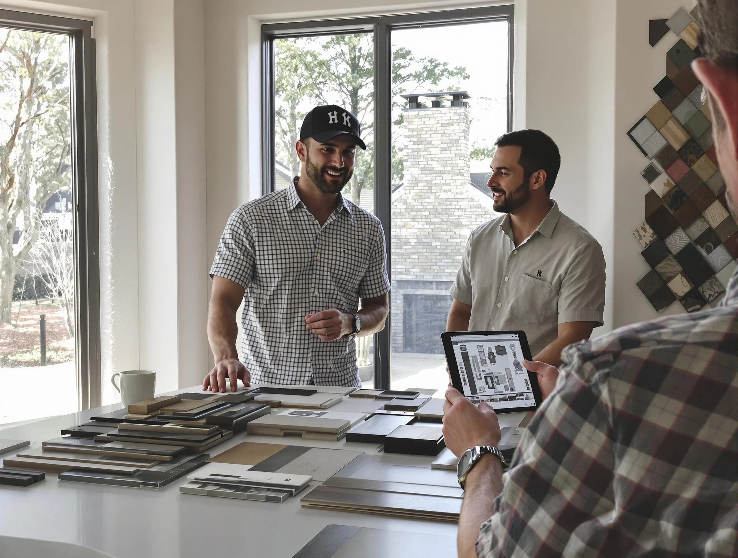 Avondale Estates Chimney Sweep remodeling a chimney and fireplace in Avondale Estates, GA