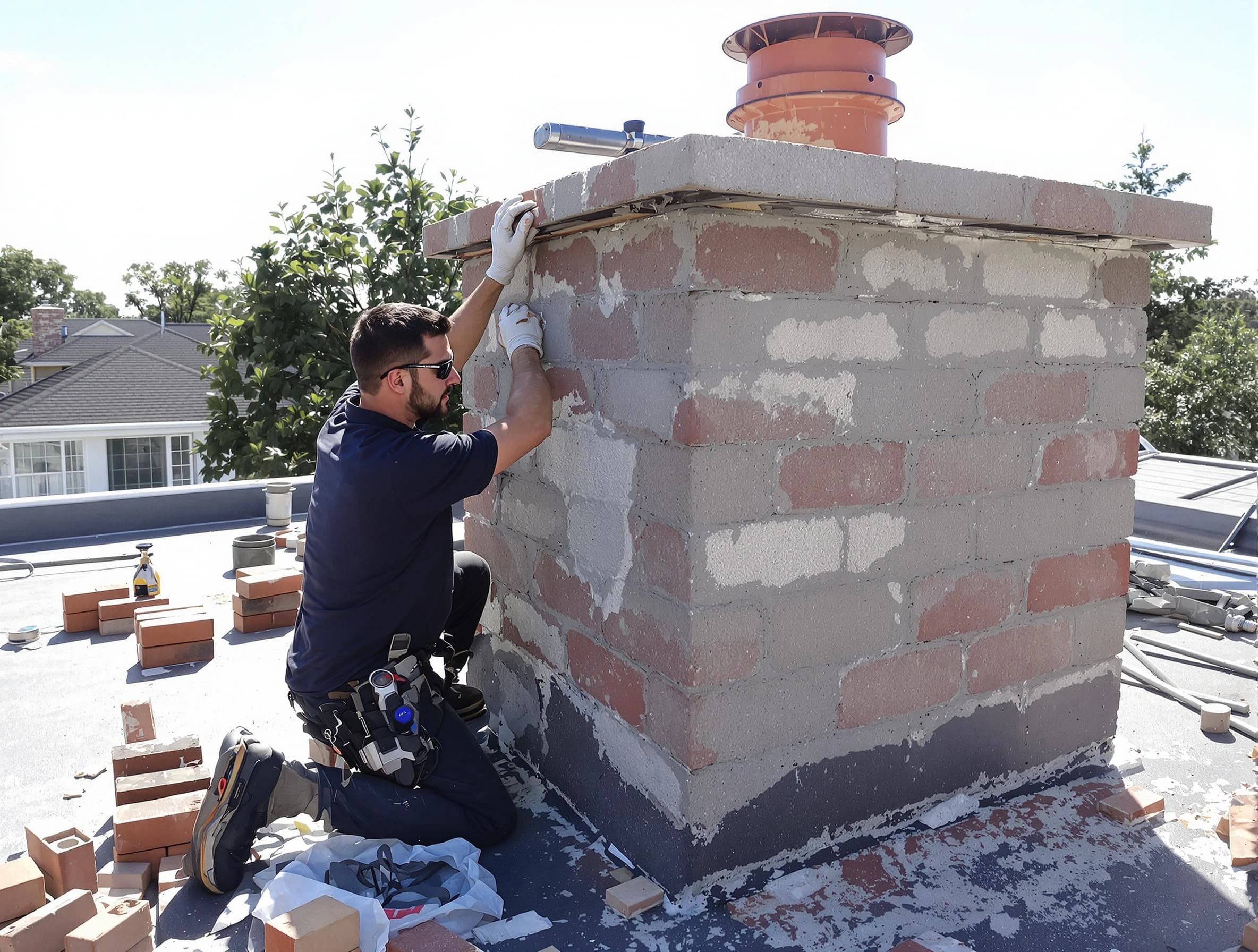 Advanced chimney repair process by Avondale Estates Chimney Sweep in Avondale Estates, GA