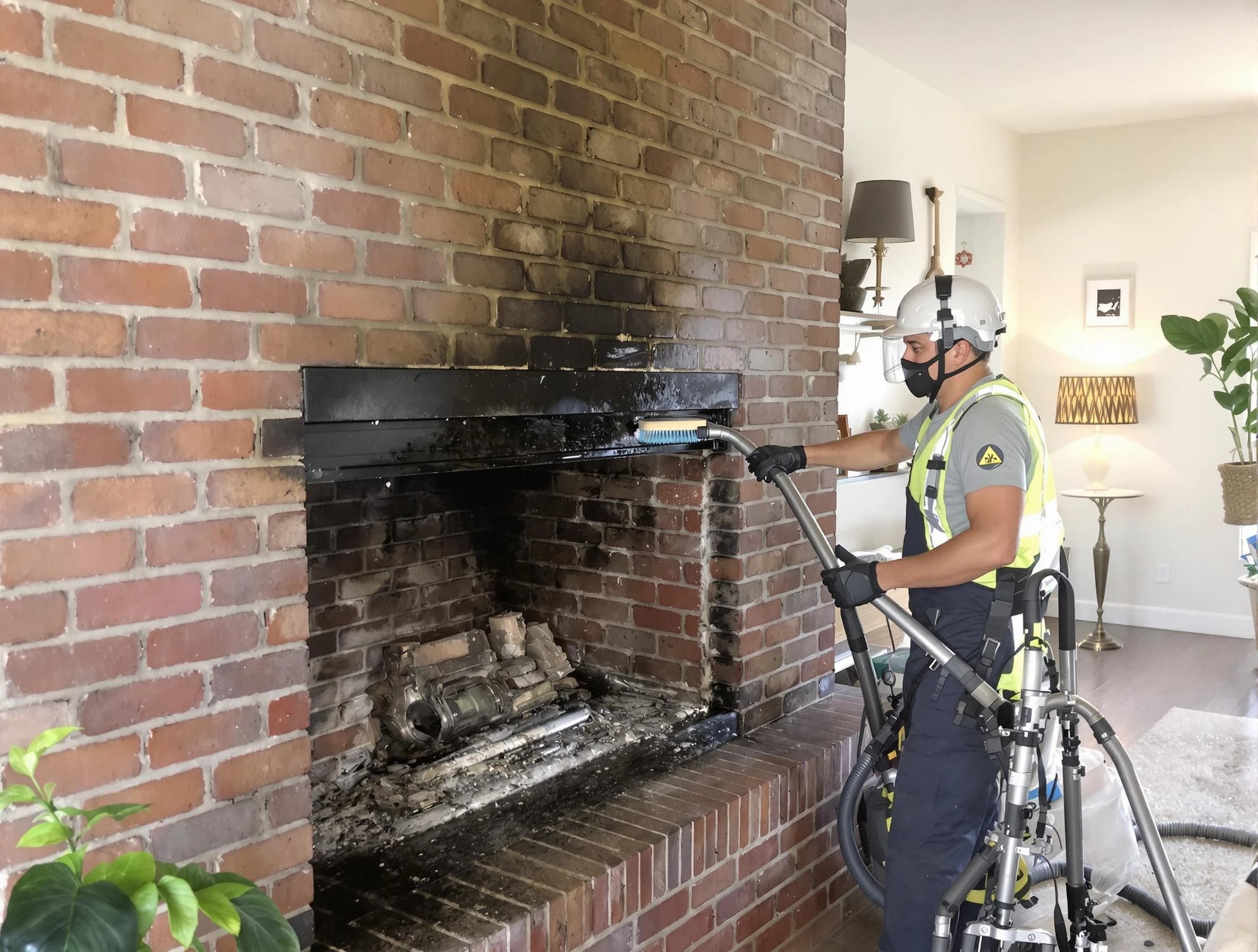 Avondale Estates Chimney Sweep providing fireplace cleaning services in Avondale Estates, GA