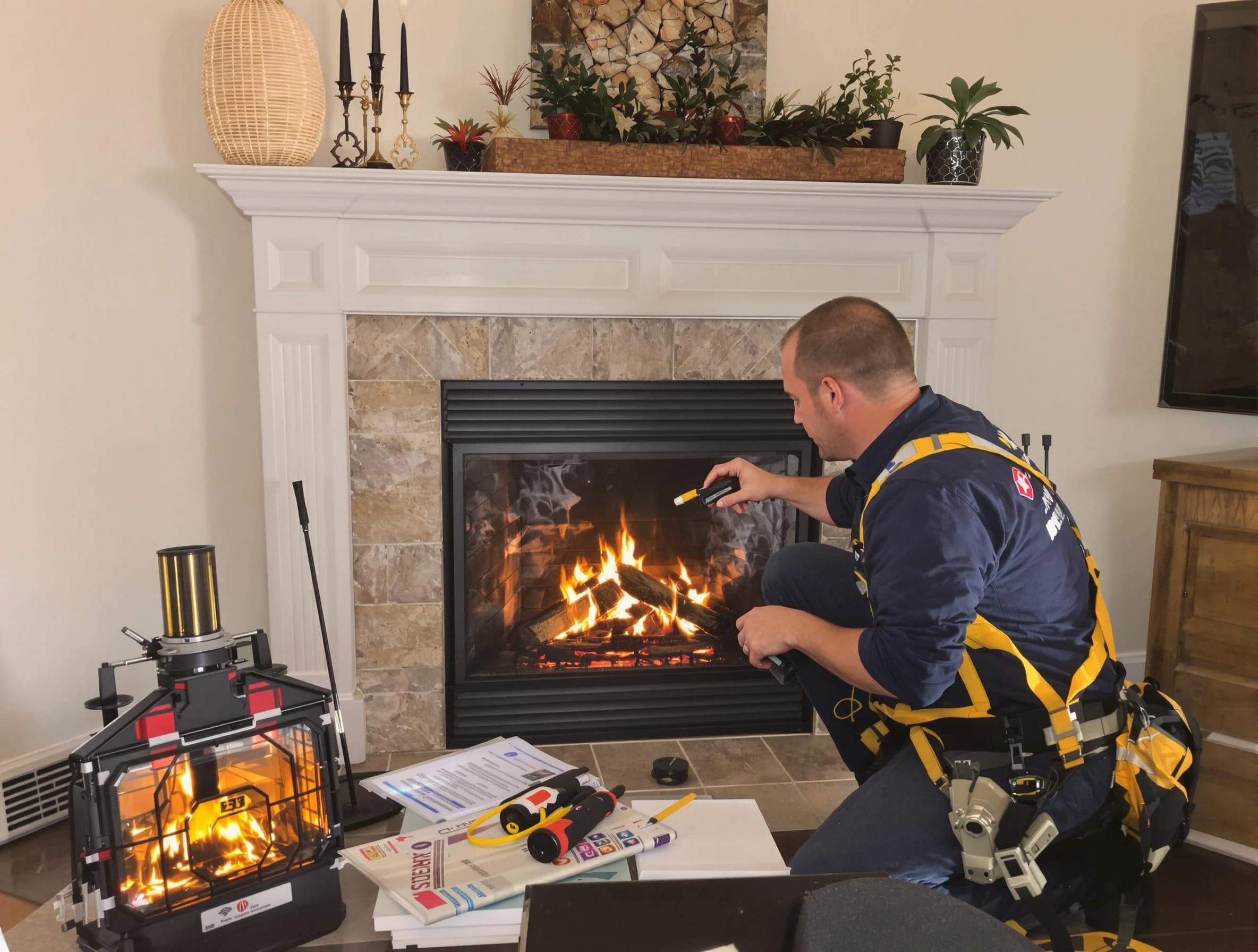 Safety-focused fireplace inspection by Avondale Estates Chimney Sweep in Avondale Estates, GA