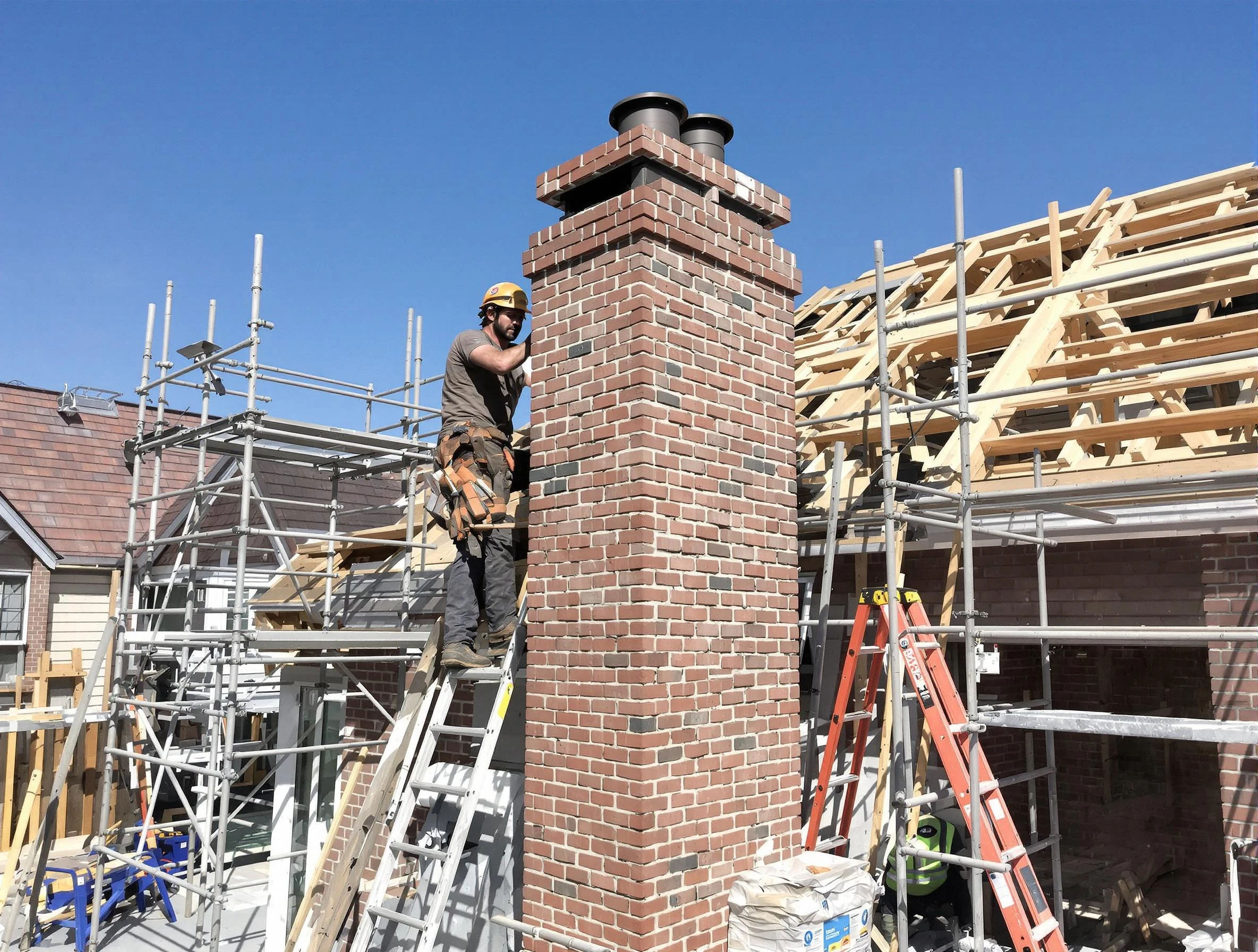New chimney installation completed by Avondale Estates Chimney Sweep in Avondale Estates, GA