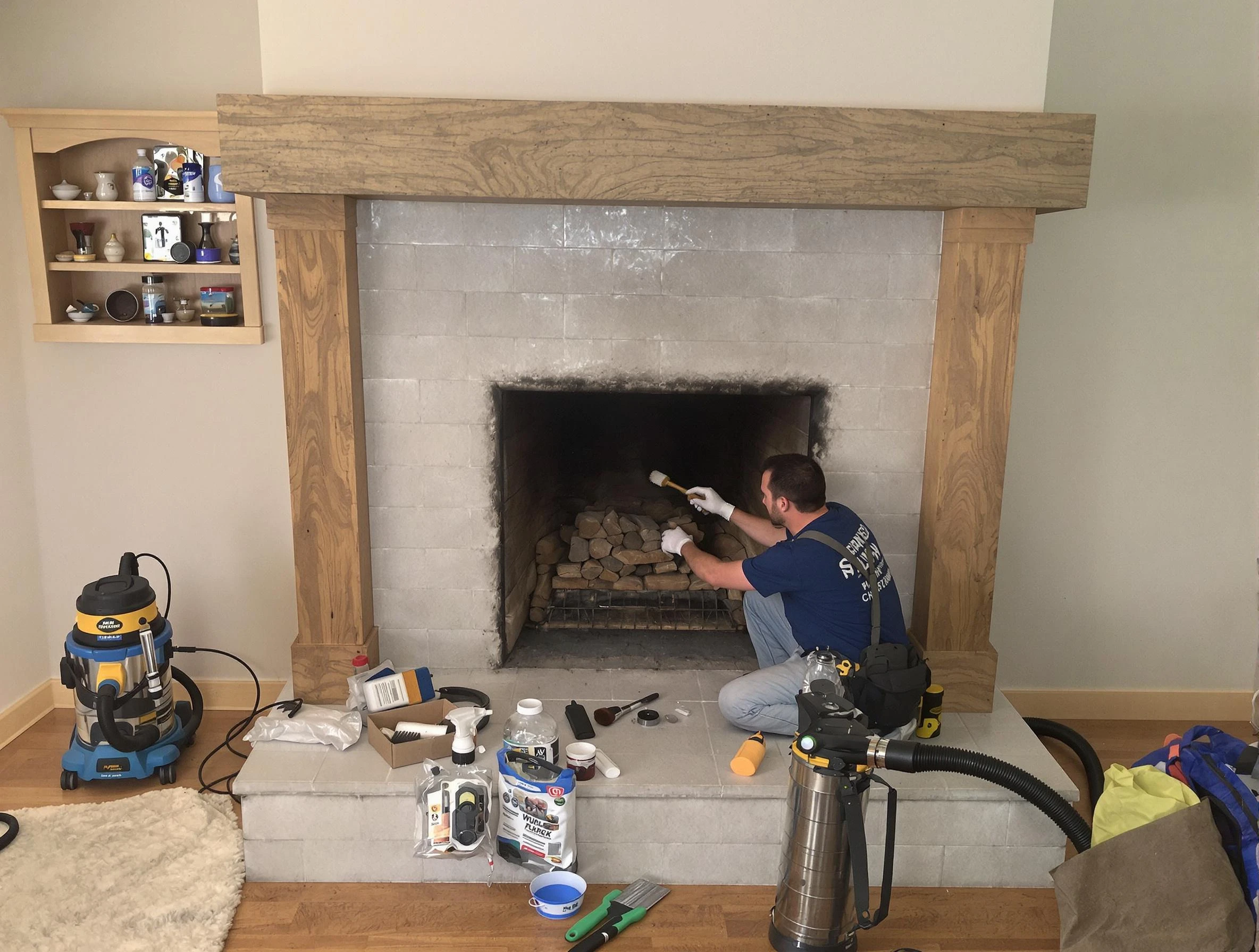 Detailed creosote removal process by Avondale Estates Chimney Sweep in Avondale Estates, GA